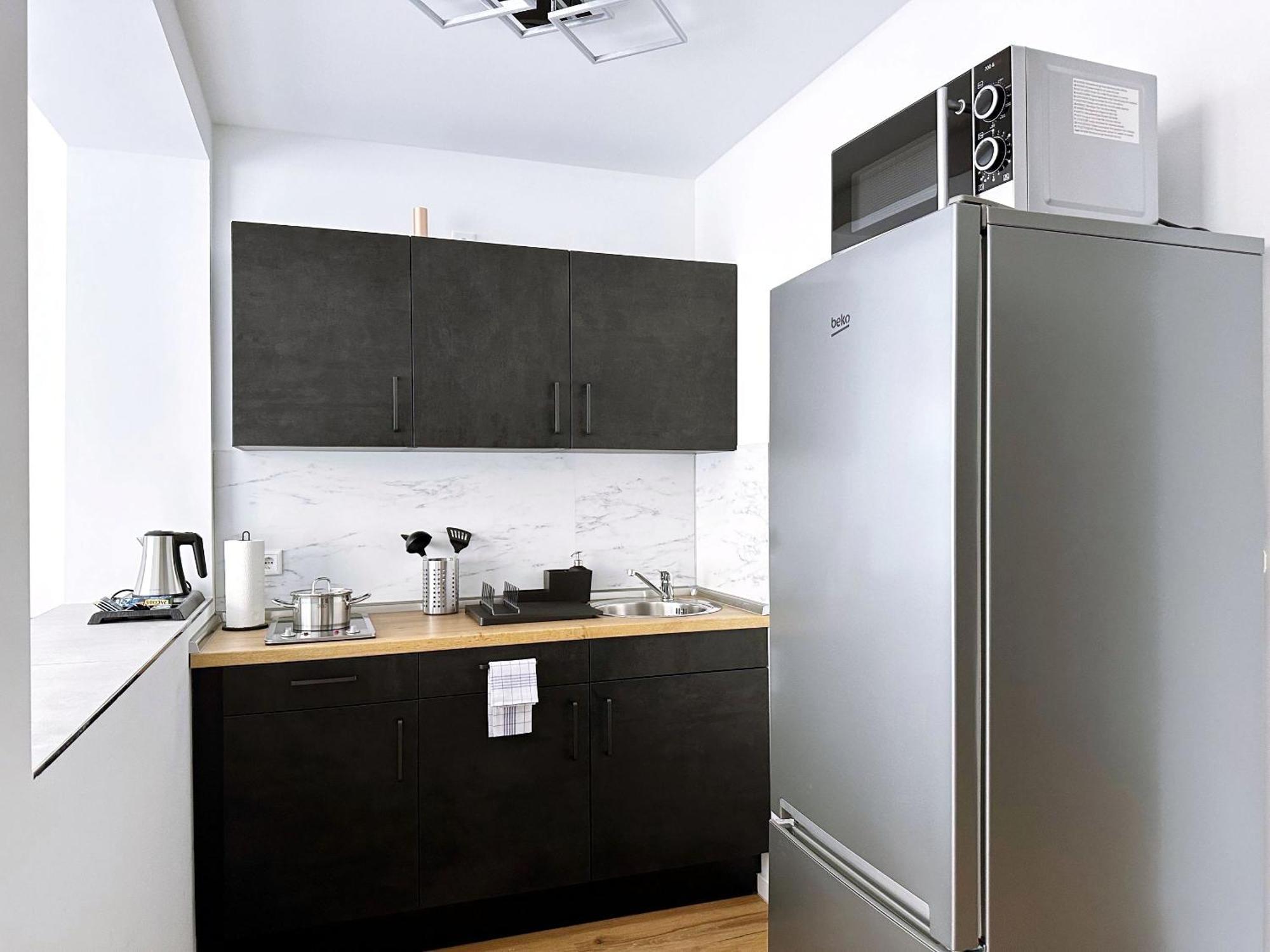 Schoene Apartments I Private Parkplaetze I Home2Share มึนสเทอร์ ภายนอก รูปภาพ