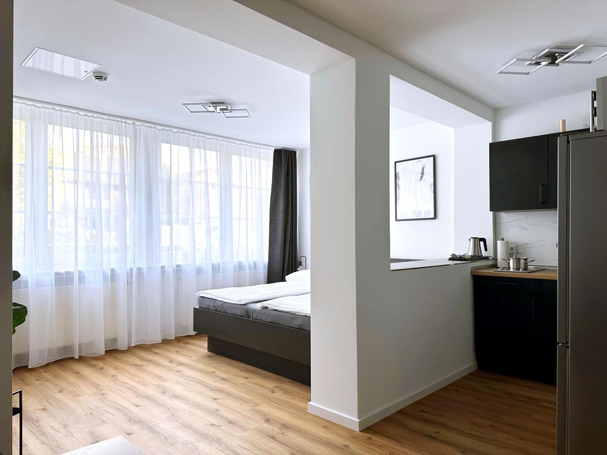 Schoene Apartments I Private Parkplaetze I Home2Share มึนสเทอร์ ภายนอก รูปภาพ
